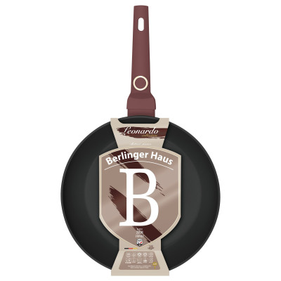 Chảo rán Berlinger Haus BH/8024 28cm màu đỏ mận – Leonardo Collection Hàng chính hãng