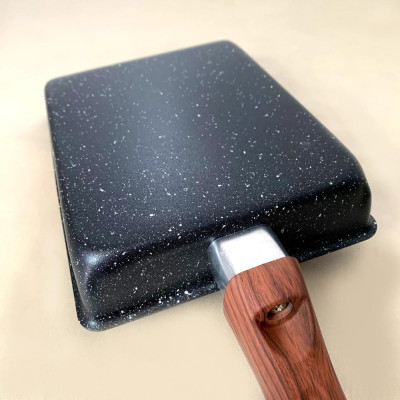 Tặng cặp nhấc nồi silicon- Bộ nồi chảo Seoulcook 2 món đáy từ S4, nồi 20cm + chảo vuông 15x20cm đáy từ/ Induction Hàn Quốc, dùng được tất cả các loại bếp