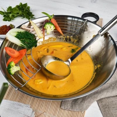 Zwilling Plus – Chảo Wok Có Nắp Zwilling J.A.Henckels – 32cm (Bếp Từ)