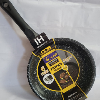 Chảo Nhôm Chống Dính Vân Đá Đáy Từ 20cm