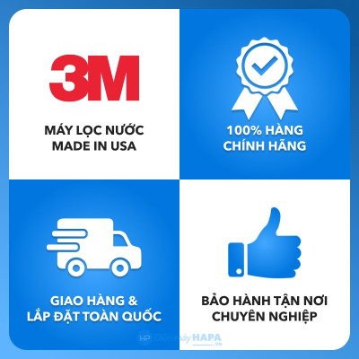 Lõi Lọc 3M AP110 RT20B16G20NN Thay Cho Bộ Lọc Thô 3M 10 inch 20 inch - Nhập Khẩu Mỹ, Hàng Chính Hãng 3M