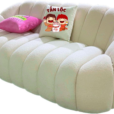 Sofa Đám Mây Tundo nệm lò xo túi 2m êm ái vải lông cừu cao cấp