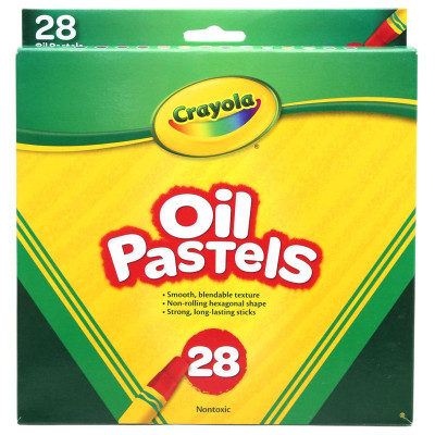 Hộp Bút Sáp Dầu 28 Màu - Oil Pastel - Crayola 524628