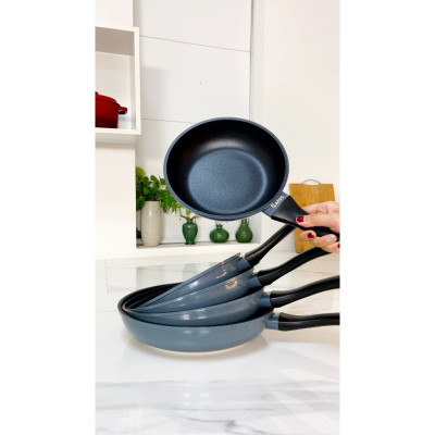 Chảo từ Rapido Whitford RP-RDB chính hãng cao cấp, men chống dính Whitford của Mỹ, 5 size 20, 22, 24, 26, 28cm - Hàng chính hãng