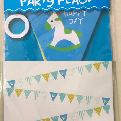 Dây cờ tam giác trang trí sinh nhật- dây treo trang trí