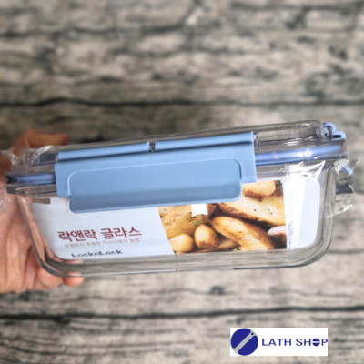 Hộp Thủy Tinh Đựng Thực Phẩm Chịu Nhiệt LocknLock Nắp Vòm Nhựa Tritan Trong Suốt, Khóa 4 Cạnh - LLG494-1.520ml
