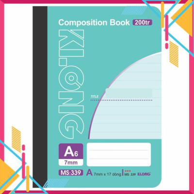 Sổ may KLONG 200tr A6 ; MS: 339