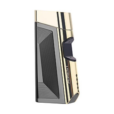 Vỏ Hột Quẹt Bật Lửa Sạc Điện Cổng USB Honest BCZ-773 Cảm Ứng Vân Tay 2 Tia Plasma Đan Chéo - Nhiều Màu