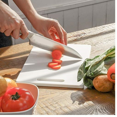 Combo dao làm bếp Nakamura + thớt kháng khuẩn phủ ion bạc (Ag+) 13mm - nội địa Nhật Bản 