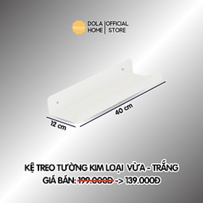 Kệ treo tường sắt sơn tĩnh điện cao cấp Dola Home. Kệ để đồ tiện dụng, kệ decor trang trí nhà cửa, phòng khách
