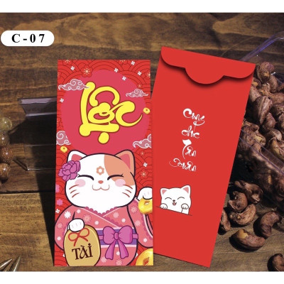 Set  10 bịch 100 bao lì xì Tết  , phát tài cả năm hàng đẹp nhiều mẫu mới , vô cùng xinh xắn và cute 