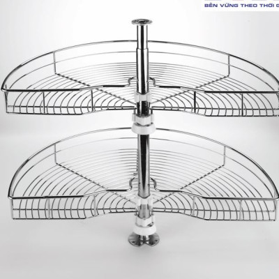 Mâm xoay 1/2 Tundo XCT2181/2 inox nan Boss 750*575 mm