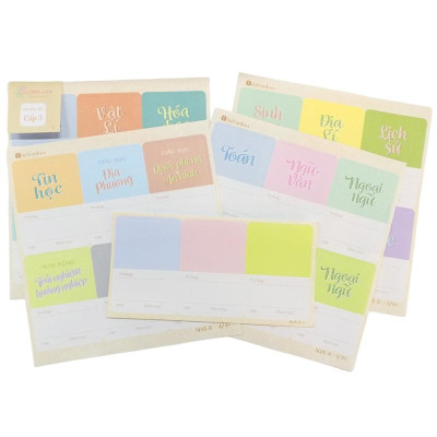 Bộ 28 Nhãn Vở B Cấp III - Linh Lan