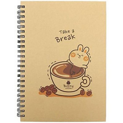 Sổ Teen Lò Xo Bunny Coffee - The Sun