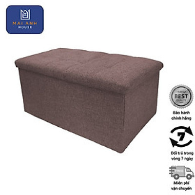 Hộp đôn ghế ngồi Mai Anh House - ghế đôn đa năng dài chất liệu vải Oxfort cao cấp, thân gỗ MDF cứng cáp, mặt nệm êm ái, nội thất thông minh ghế đôn xếp gọn phong cách Thụy Điển sang trọng, tinh tế