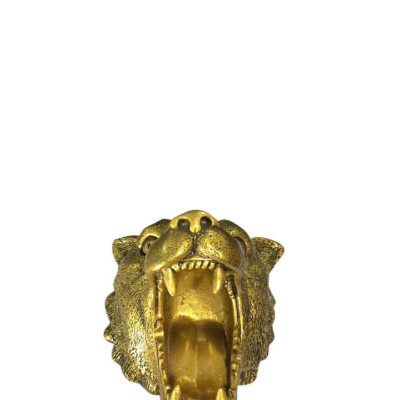 Gạt tàn thuốc họng Sói CTVD24 13.4 x 17.3 x 12.3cm mạ vàng