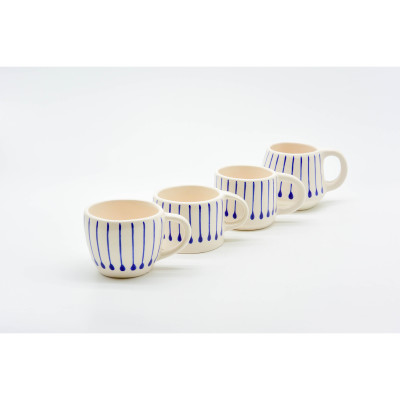 Ly Morning 03 - Họa Tiết Đường Bi Cobalt