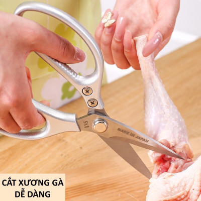 Kéo SK5 Kéo cắt đa năng siêu bén , dùng trong nhà bếp cắt thực phẩm , lưỡi thép , cán hợp kim nhôm cao cấp , phù hợp với mọi gia đình