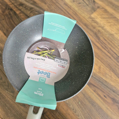 Chảo Chống Dính Beet Sâu Lòng 20cm LocknLock LED4205 Dùng Bếp Gas, Điện, Hồng Ngoại - Hàng Chính Hãng