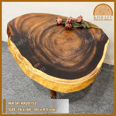 BÀN SOFA/ CAFE GỖ ME TÂY TỰ NHIÊN KR20152