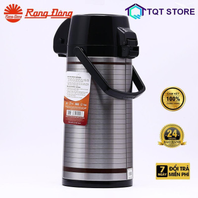 Phích nước cao cấp Rạng Đông 2,0 lít vỏ Inox, Giữ nhiệt nóng lạnh, Pha trà thảo mộc, Model: RD-2045 ST3.E