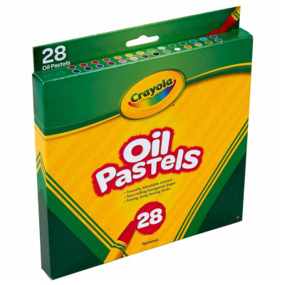 Hộp Bút Sáp Dầu 28 Màu - Oil Pastel - Crayola 524628