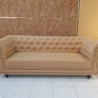 Ghế Sofa Tân Cổ Điển _ Màu vàng mở gà _ Hàng Cao Cấp _ Tiêu Chuẩn Xuất Khẩu _ Size 2200