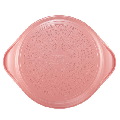 Bộ 3 nồi quánh đúc Ceramic chống dính 5 lớp, đáy từ Greencook GCS02-18IH size 18cm / GCS02-20IH size 20cm / GCS02-24IH size 24cm