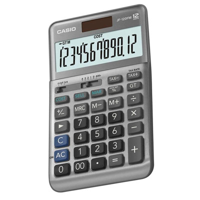 Máy Tính Casio JF-120FM  Cỡ Nhỏ Thông Dụng Cho Kế Toán,NVVP