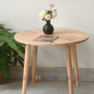 Bàn Sofa, Coffee Table, Bàn Trà Gỗ Cao Su Tự Nhiên Cao Cấp 9193 - Thương hiệu Viet Home Decor