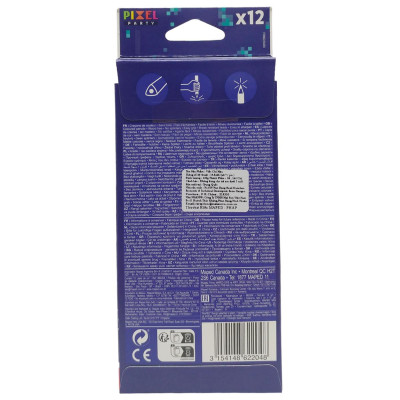 Hộp 12 Bút Chì Màu Pixel Party - Maped FR86220400