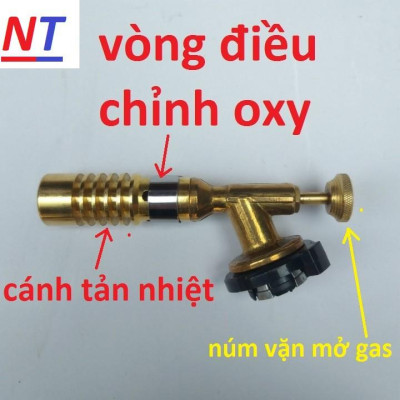 Đèn Khò Ga Mini Cầm Tay Đồng Nguyên Chất 100%( khò đồng thau )