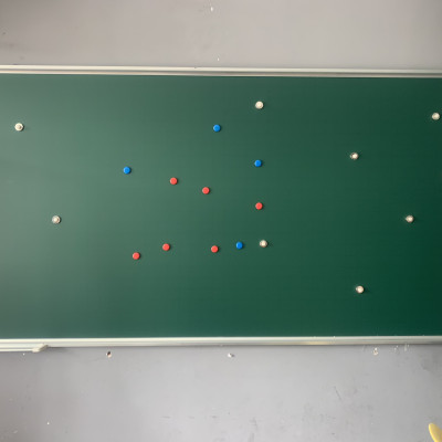 Bảng Từ Viết Phấn Hàn Quốc Bavico PTHQ-12 Xanh 1.2x3.0m