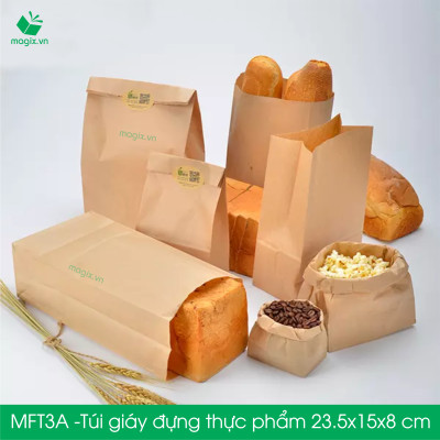 MFT3A - 23.5x15x8 cm - 500 Túi đựng thực phẩm - Túi đựng đồ ăn