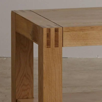 Bàn trà sofa mặt gỗ 2 tầng IBIE Alto gỗ sồi màu tự nhiên