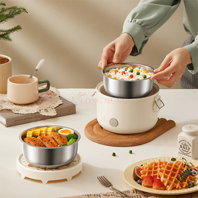 Hộp cơm điện cầm tay Bear LB-4H15W - Hàng chính hãng