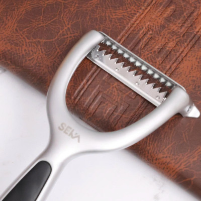 Dụng Cụ Nạo Củ Quả Seka Lưỡi Thép Phủ Niken Không Gỉ Cán Chống Trơn Trượt Siêu Bền Đẹp Siêu Sắc Bén