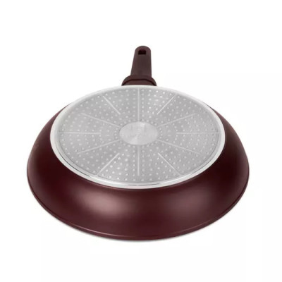 Chảo rán Berlinger Haus BH/8024 28cm màu đỏ mận – Leonardo Collection Hàng chính hãng