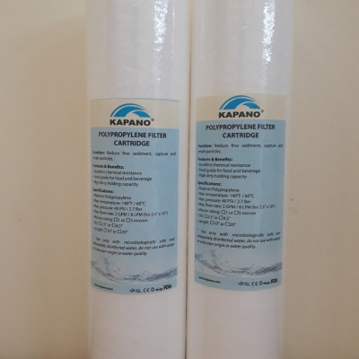 Lõi lọc cặn Polypropylene 5 micron 10 inch Kapano - Hàng chính hãng