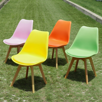 Ghế nhựa Viselium- Chân gỗ - Cobi home - NHẬP KHẨU CHÍNH HÃNG.