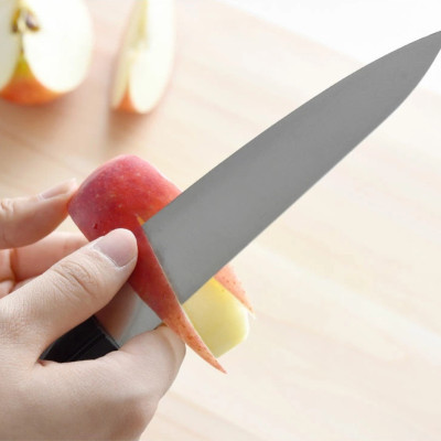 Dao gọt trái cây có nắp đậy Minex Metal 200mm - Hàng nội địa Nhật Bản