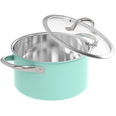 Bộ Nồi Inox 304 Liền Đáy Sunhouse Mama SHG702 - Hàng Chính Hãng