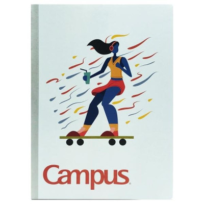 Combo 5 Tập Life Flow - B5 Kẻ Ngang Có Chấm 120 Trang ĐL 70g/m2 - Campus NB-BLFL120 (Mẫu Màu Giao Ngẫu Nhiên)