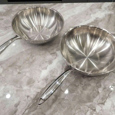 Chảo Inox Seka TriMax SK6050 3 Lớp Nguyên Khối Chống Dính 26 - 28cm Dùng Cho Mọi Loại Bếp