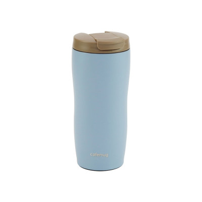 Ly inox giữ nhiệt Pearl Metal 360ml Có nắp - Smoky blue