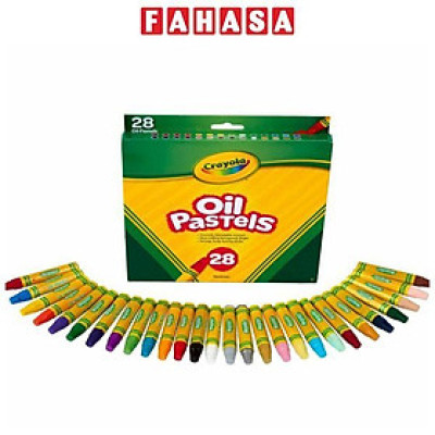 Hộp Bút Sáp Dầu 28 Màu - Oil Pastel - Crayola 524628