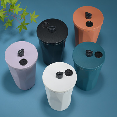 Cốc Giữ Nhiệt Cao Cấp Trơn 600ml, Ly Giữ Nhiệt Kèm Ống Hút Có Núm Đậy Kèm Túi Trong Suốt Tiện Lợi - HÀNG CHÍNH HÃNG MINIIN