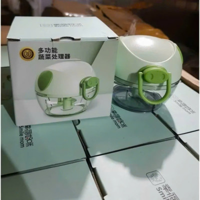 Máy Xay Tỏi Ớt Cầm Tay Mini Hình Mặt Lợn Kute – Xay Gia Vị Tiện Lợi Với 2 và 3 Lưỡi Dao - HÀNG CHÍNH HÃNG MINIIN