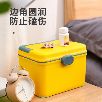 Hộp thuốc gia đình mini thông minh, Hộp thuốc y tế tiện lợi nhựa PP - Hàng chính hãng MINIIN (Giao màu ngẫu nhiên)
