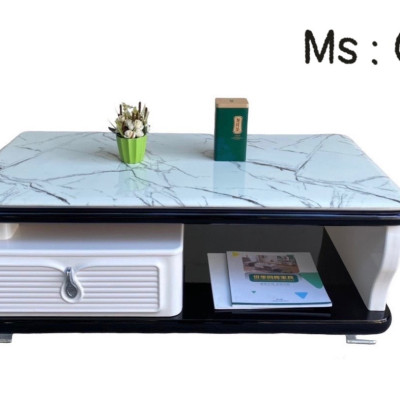 Bàn trà mặt đá nhập khẩu Tundo kích thước 1m2 x 60 x 45 cm